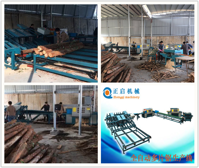 2019年1月ZQ全自動(dòng)多片鋸生產(chǎn)線在廣東更合現(xiàn)場工作圖