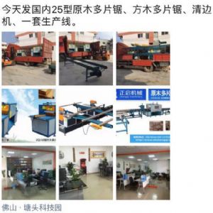 2017年3月發(fā)貨國內(nèi)250型原木多片鋸生產(chǎn)線&nbsp;圓木多片鋸，方木多