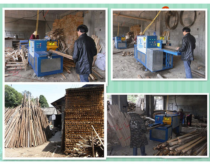 湖南常德石門-150原木多片鋸-方木50高多片鋸加工現場