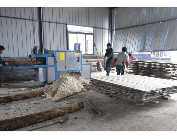 湖南省-衡陽市-歸陽鎮-桉木200圓木加工現場