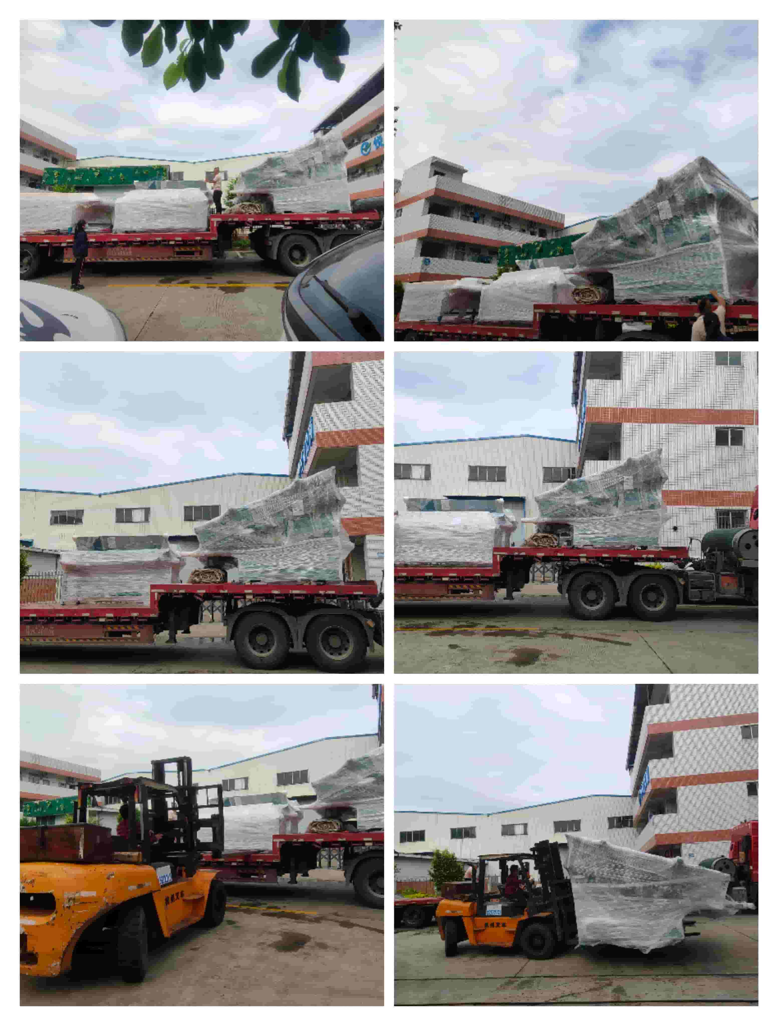 2021年10月16日發山西運城新絳-ZQ350圓木多片斷料鋸、放料架