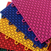 幼兒園懸浮式拼裝運動地板室內室外籃球場羽毛球乒乓球塑料地板