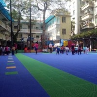【廊坊力上塑膠】軟質(zhì)拼裝運動地板-