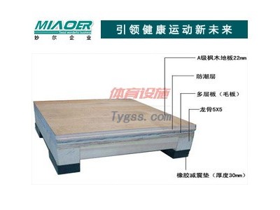 羽毛球場木地板-運動木地板-- 上海妙爾實業有限公司