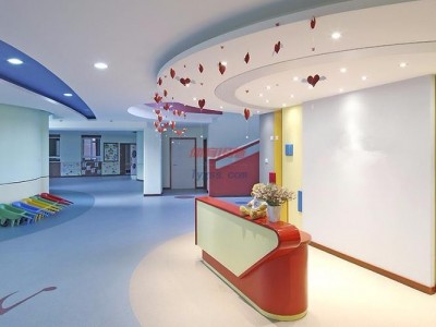 旭升鑫塑膠彈性地板普麗耐磨防火商用2.0mm厚pvc地膠卷材塑膠地板-- 北京旭升鑫裝飾工程股份有限公司