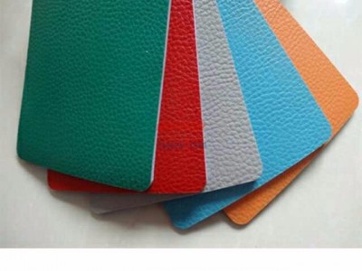 筑美環保pvc塑膠地板-荔枝紋耐磨防滑地膠室外籃球羽毛球PVC運動地板廠家直銷-- 辛集市筑美地板科技有限公司