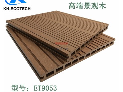 WPC木塑地板戶外木塑材料防腐空心木塑板防滑地板批發環保塑木-- 浙江坤鴻新材料有限公司