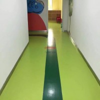 幼兒園PVC塑膠地板-平面塑膠地板-純色兒童地膠2.0mm