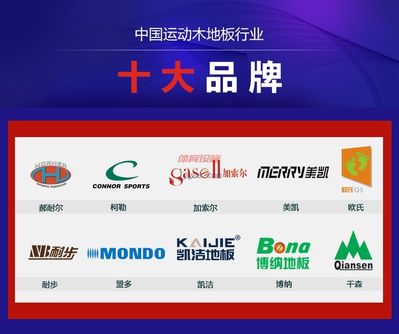 體育運(yùn)動(dòng)木地板十大品牌