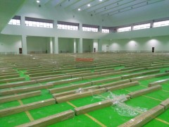 體育場館進(jìn)水了，怎么辦？