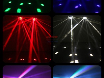 LED聲控雙層蝴蝶燈舞臺燈光KTV閃光燈七彩燈房間燈KTV酒吧-- 廣州市鉑江光電有限公司