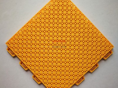 【青萊塑料】優質-懸浮式拼裝地板-乒乓球場懸浮地板-方扣經典米格懸浮地板-圖案可定做-- 廊坊青萊塑料制品有限公司