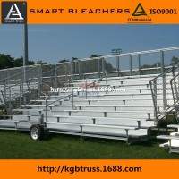 戶外看臺座椅-球場帶車輪移動看臺椅-