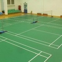 廣東邦禾體育硅pu羽毛球場 學校運動場材料廠家