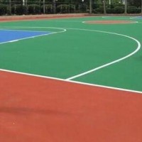 天津室外羽毛球場地膠施工 標準羽毛球場地膠施工報價