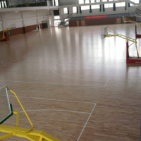 廠家直銷室內(nèi)籃球館運(yùn)動(dòng)木地板 舞蹈室木地板 健身房木地板