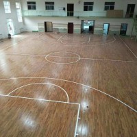 鄭州雙層龍骨籃球木地板安裝選用勝楓