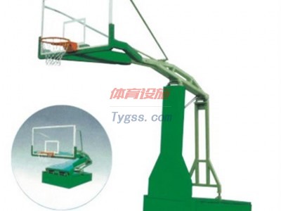 手動仿液壓籃球架生產廠家-- 滄州昌冠體育設施有限公司