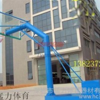 深圳籃球架直銷大小頭獨(dú)臂籃球架-配鋼化玻璃籃球板彈簧籃圈