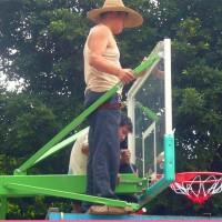 河源球場籃球架-比賽專用籃球架哪里賣？-專業籃球架