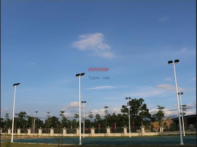 零售燈桿柱子-蘭州室外耐用防腐燈桿熱銷-常見籃球場燈光照明-- 中山市雅浩照明有限公司
