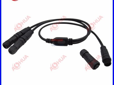 澳華廠家Y型多芯防水連接器-可定制各式Y(jié)型LED電源防水連接線-舞臺-體育館燈光照明防水接插頭-- 深圳澳華電氣股份有限公司