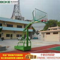 順德防液壓籃球架-戶外籃球架-籃球架安裝圖片