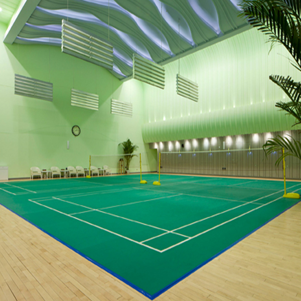 羽毛球場地運動木地板建設企業 塑料橡膠地板裝修施工