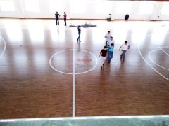 運動木地板施工案例江西吉安市井岡山開發區學校