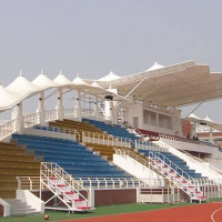 膜結構看臺-體育看臺遮棚-展冀膜結構