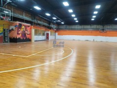 簡陽崇州體育館地板 博納運動木地板