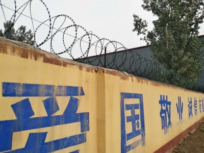 校區圍墻刀刺網怎樣安裝更結實-- 艾瑞絲網