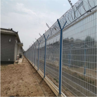 看守所鋼網墻安裝步驟