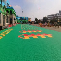 保定幼兒園室外防滑懸浮拼接式地板