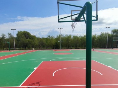 廊坊塑膠球場施工硅pu籃球場-- 天津奧康體育設施貿易有限公司