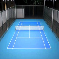 霸州丙烯酸塑膠網球場鋪設