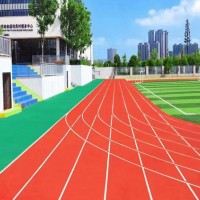 山東學校操場塑膠跑道幼兒園epdm健身塑膠步道施工