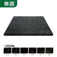 防滑減震橡膠地墊健身房地面奧茵
