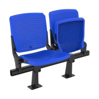 高水平體育場普通觀眾席 硬漢鏤空座椅可加軟包