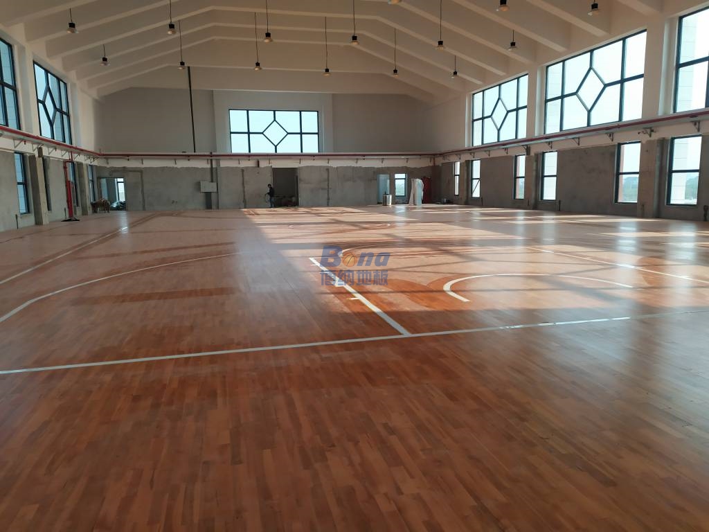 焦作籃球體育館木地板 博納運動木地板