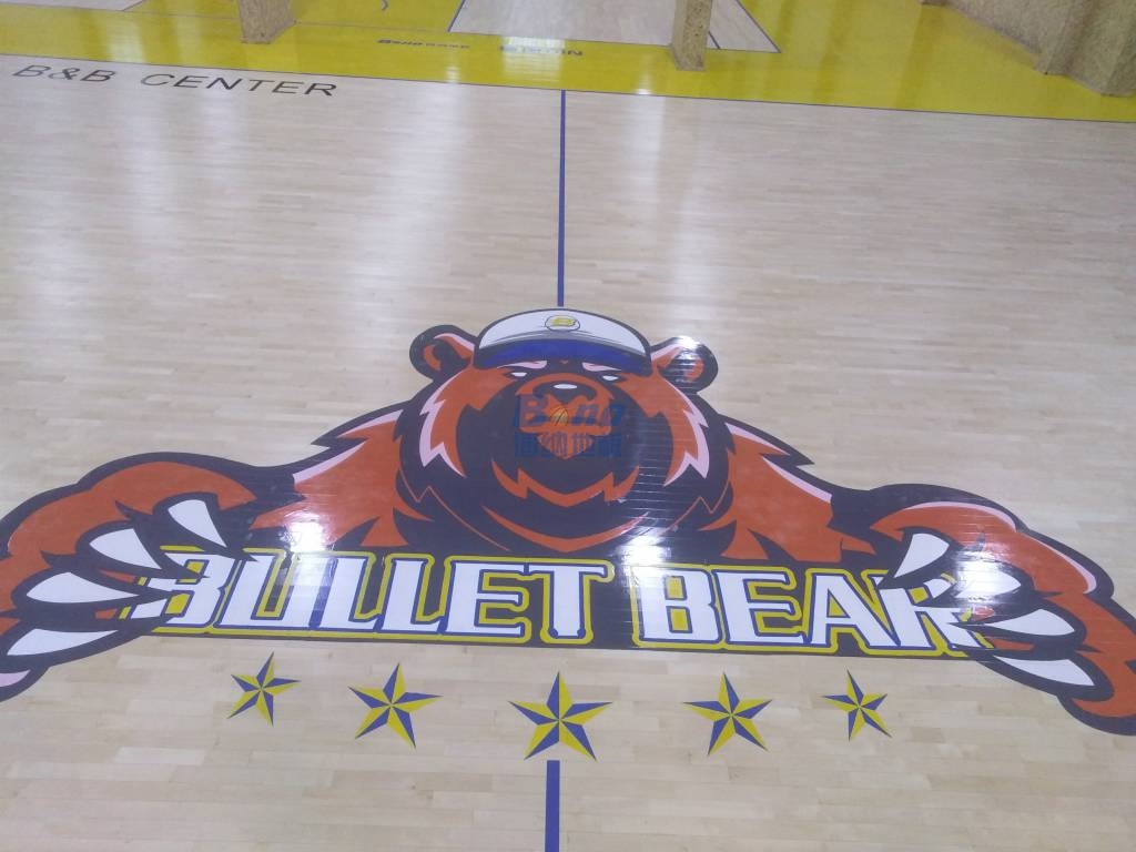 開封籃球場館運動木地板 博納運動木地板