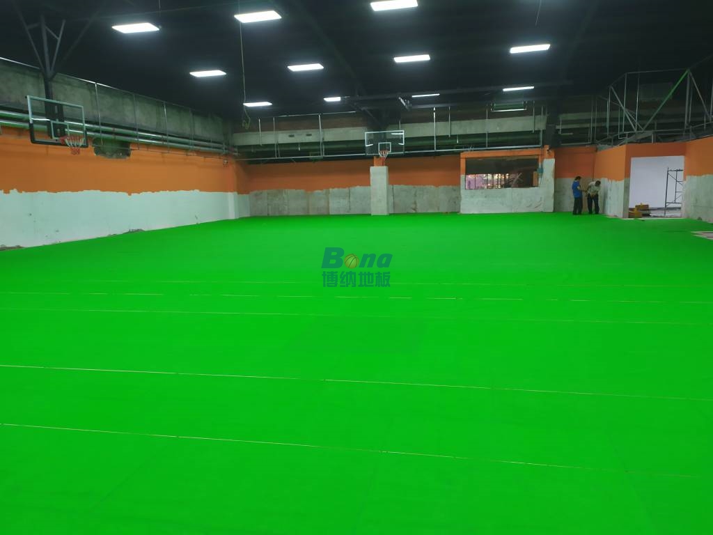 焦作籃球體育館木地板 博納運動木地板