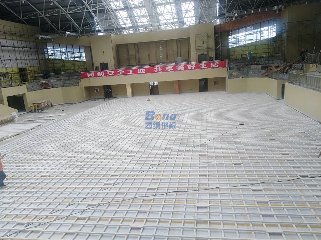 焦作籃球體育館木地板 博納運動木地板