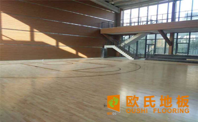 長沙楓木籃球館運動木地板