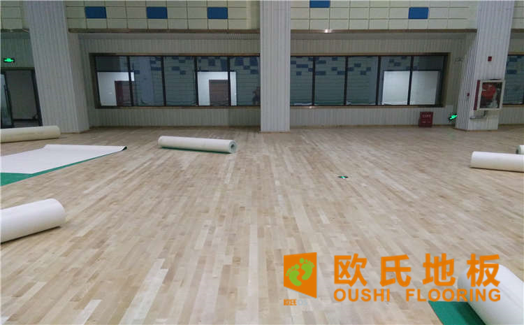 鄭州室內運動木地板安裝