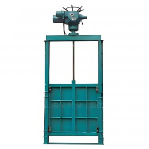 電動閘板閥400*400_含執行機構